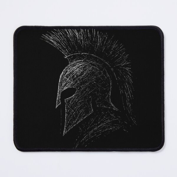 Item preview, Spartan Helmet – Warrior Scratch Art designed and sold by Mortisigil.