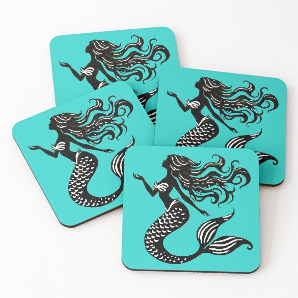 Item preview, Mermaid Silhouette designed and sold by ViaARTfactory.