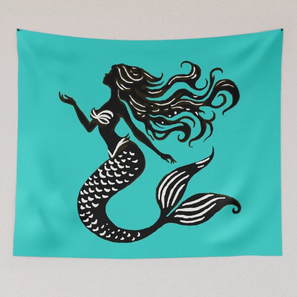 Item preview, Mermaid Silhouette designed and sold by ViaARTfactory.