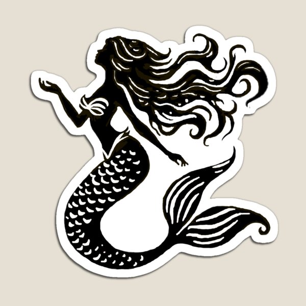 Item preview, Silueta de sirena designed and sold by ViaARTfactory.