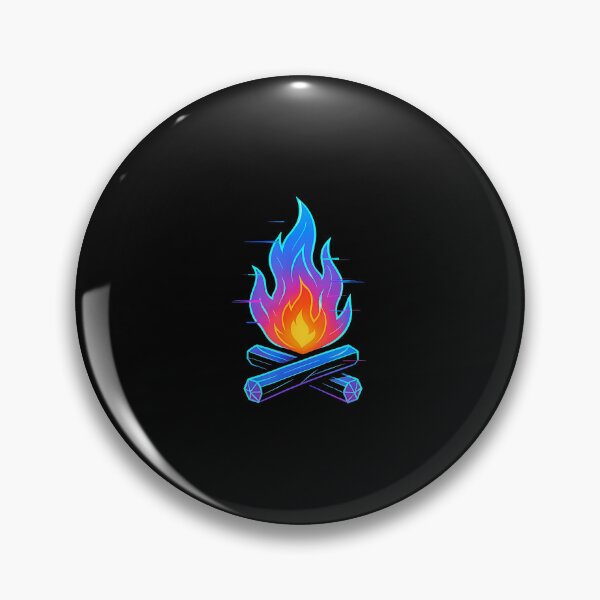 Item preview, Glitch Campfire Holo designed and sold by pfanodlnazb.