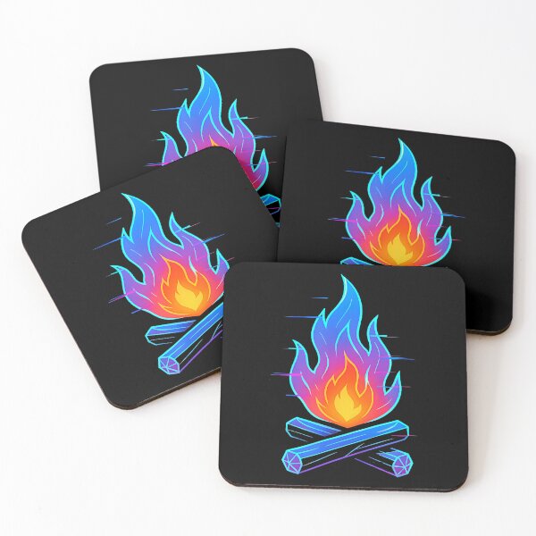 Item preview, Glitch Campfire Holo designed and sold by pfanodlnazb.