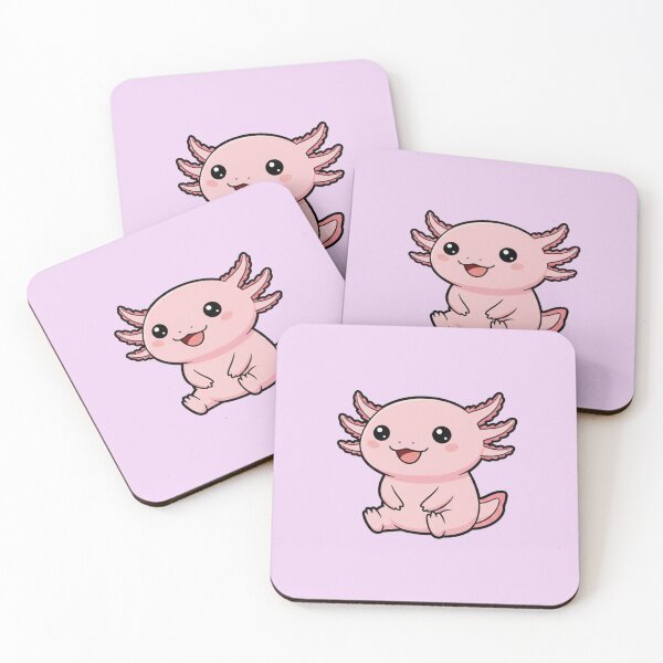 Item preview, Cute Baby Axolotl Cartoon With Big Eyes designed and sold by LightArt25.