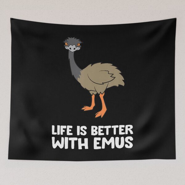 Item preview, Life Is Better With Emus designed and sold by pfanodlnazb.