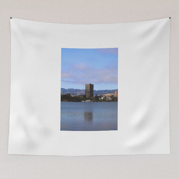 Item preview, Lakeside Cityscape with Tower designed and sold by Phakade's Photos.