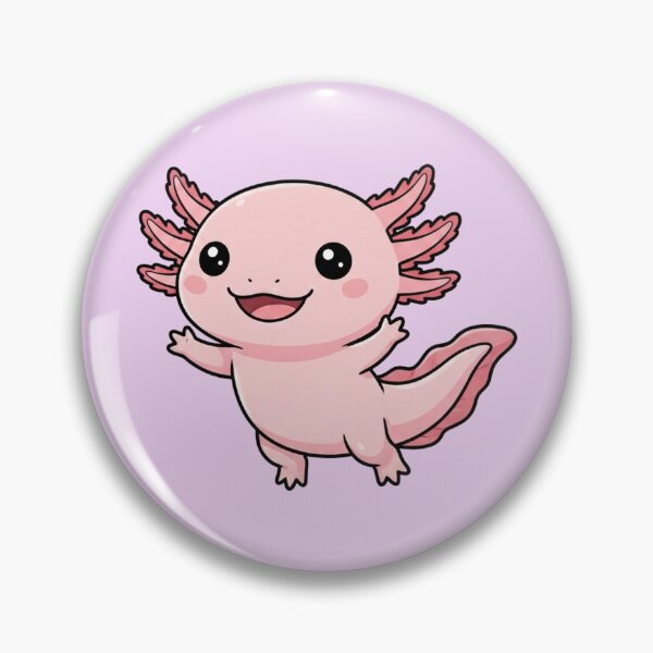 Item preview, Cute Baby Axolotl Cartoon With Big Eyes designed and sold by LightArt25.