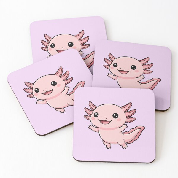 Item preview, Cute Baby Axolotl Cartoon With Big Eyes designed and sold by LightArt25.