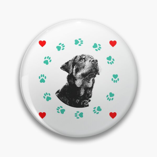 Item preview, Rottweiler Paw Parents Portrait designed and sold by WayOutWorks.