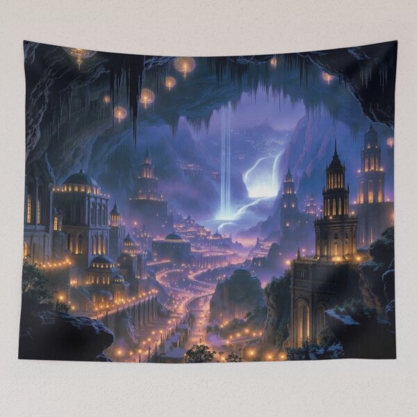 Item preview, Fantastic Underground City designed and sold by TinCatOutPost.
