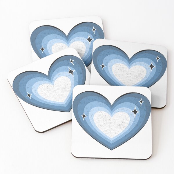 Item preview, Blue dazzling heart designed and sold by pinkyfish1010.