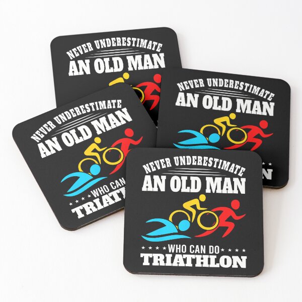 Item preview, Never Underestimate An Old Man Who Can Do A Triathlon designed and sold by zigatascob.