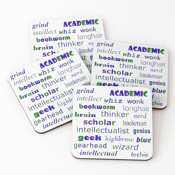 Item preview, Academic Intellect, Geek and Nerd Word Synonyms  designed and sold by WD-Artist.