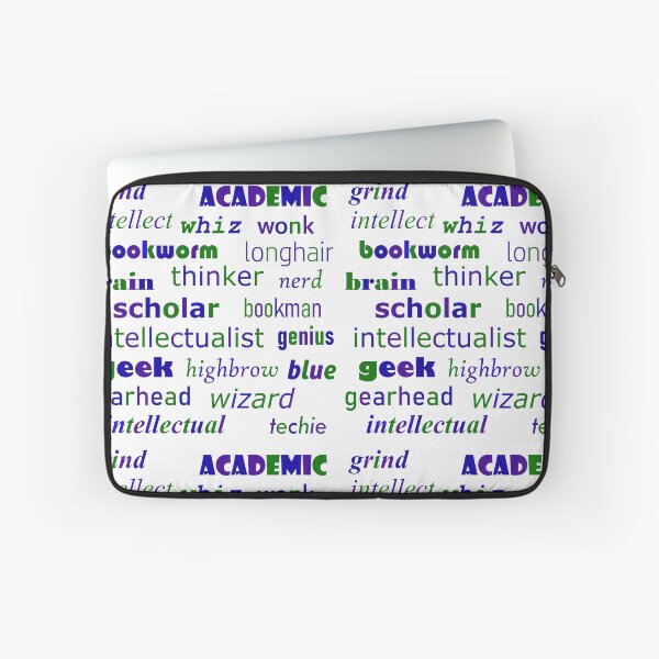 Item preview, Academic Intellect, Geek and Nerd Word Synonyms designed and sold by WD-Artist.