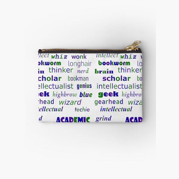 Item preview, Academic Intellect, Geek and Nerd Word Synonyms  designed and sold by WD-Artist.