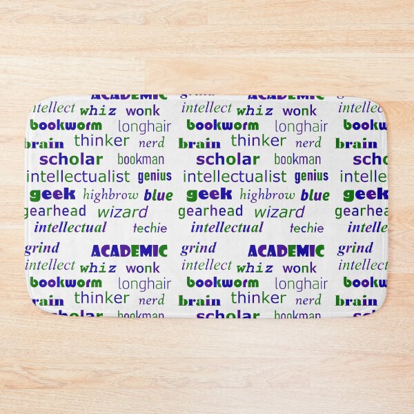 Item preview, Academic Intellect, Geek and Nerd Word Synonyms  designed and sold by WD-Artist.