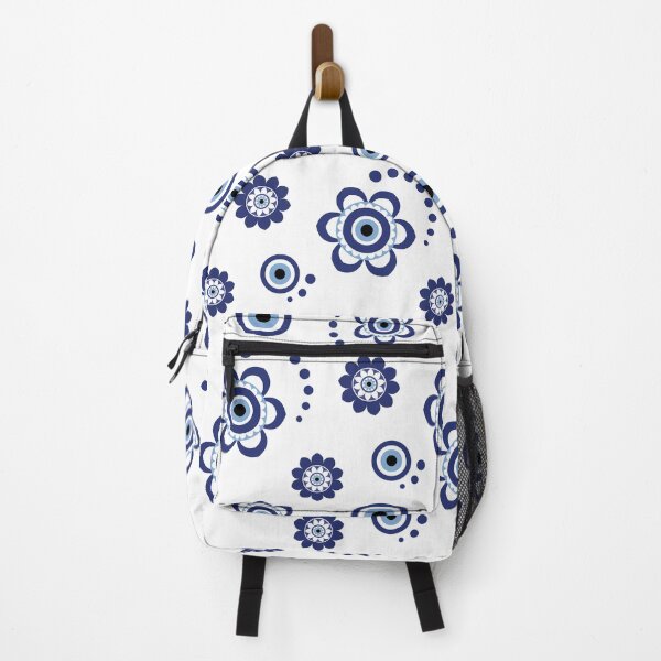 Item preview, Blue Floral Evil Eye Pattern designed and sold by RisaArt22.