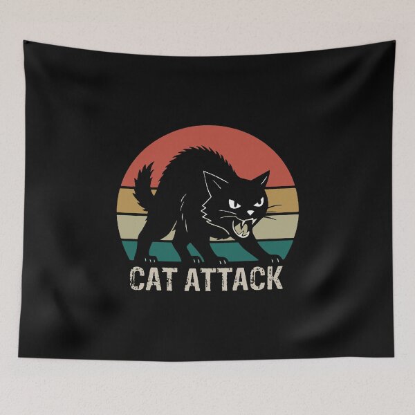 Item preview, cat attack  designed and sold by gailblankenship.