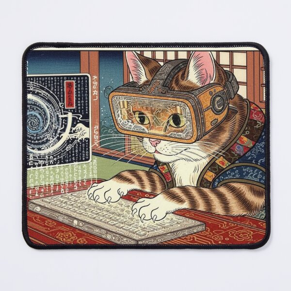 Item preview, Hacker cat designed and sold by Losancestros.