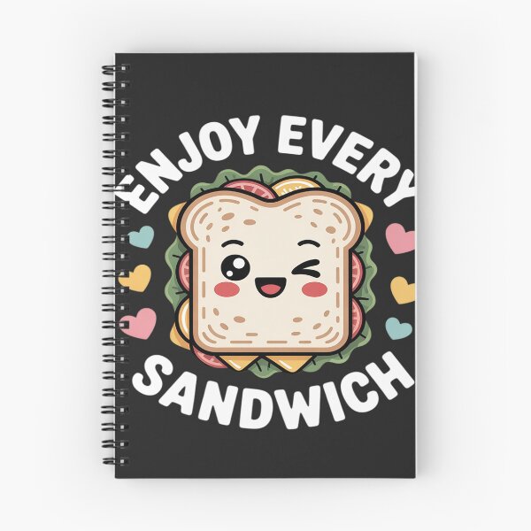 Item preview, Enjoy Every Sandwich Kawaii Cute Foodie Warren Zevon Quote designed and sold by GaryBellcvbnb.
