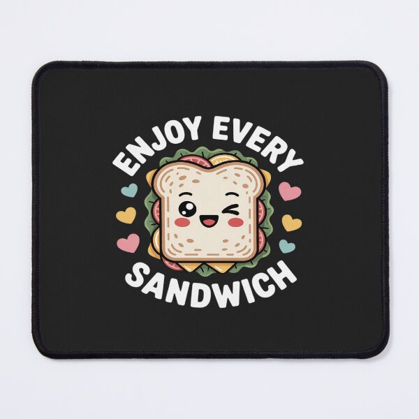 Item preview, Enjoy Every Sandwich Kawaii Cute Foodie Warren Zevon Quote designed and sold by GaryBellcvbnb.