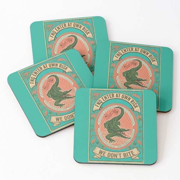 Item preview, Enter at own risk! designed and sold by ink about tropical.
