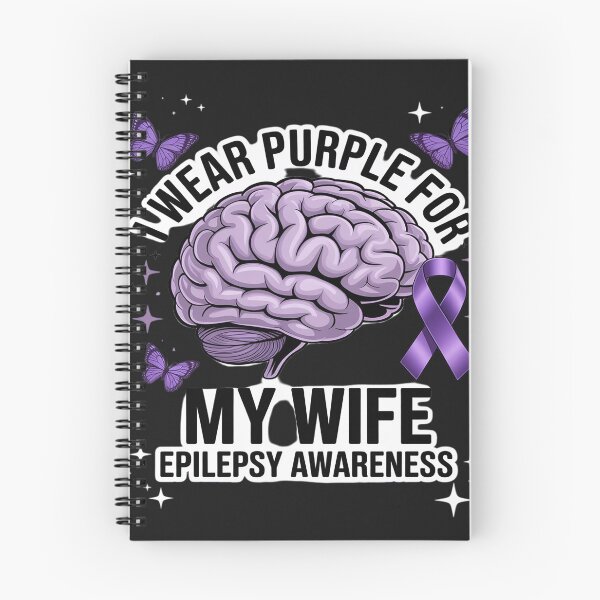 Item preview, Epilepsy Awareness I Wear Purple For My Wife Purple ribbon designed and sold by GaryBellcvbnb.