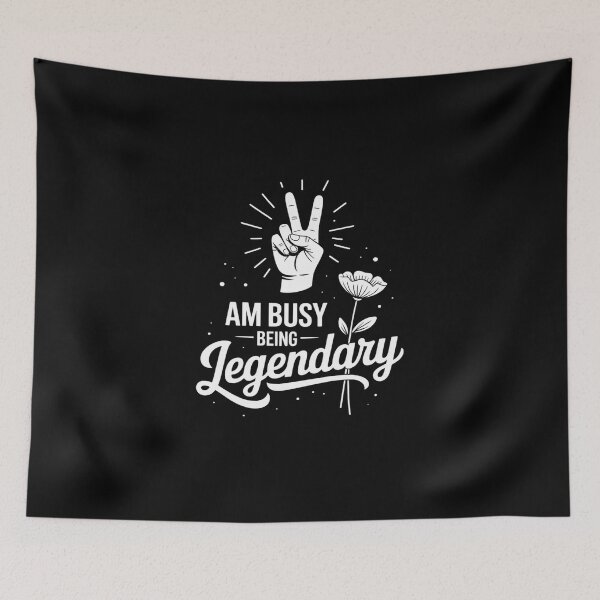 Item preview, I am Busy being Legendary In ASL designed and sold by skanderio.
