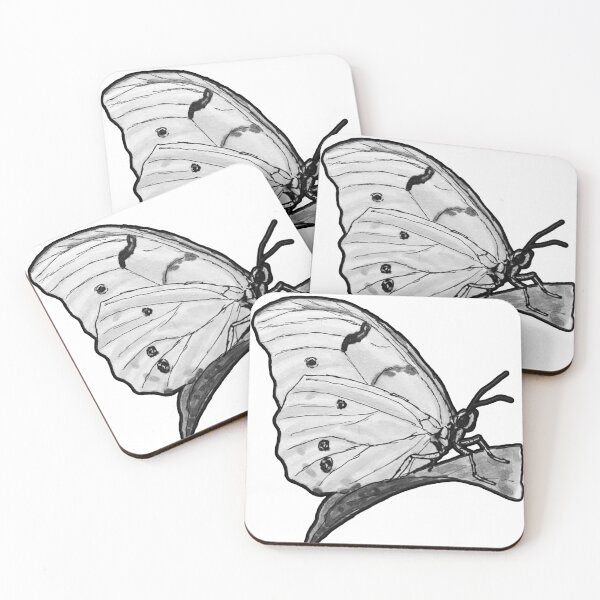 Item preview, White Morpho Butterfly designed and sold by ItalianElephant.