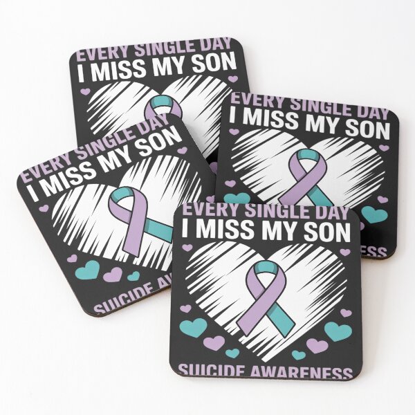 Item preview, Every Single Day I Miss My Son Suicide Awareness Prevention designed and sold by GaryBellcvbnb.