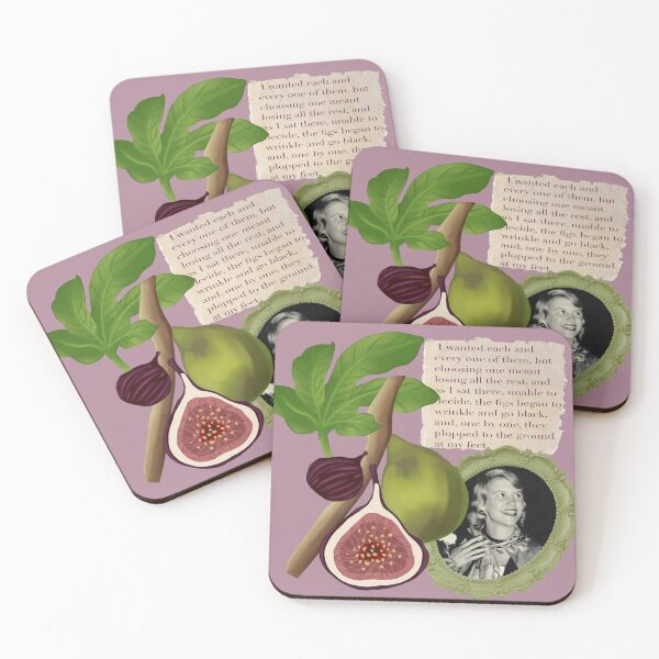 Item preview, Sylvia Plath Fig Tree Quote designed and sold by Caged Bird Art.