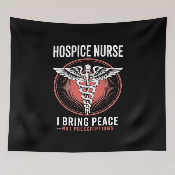 Item preview, I Bring Peace Not Prescriptions Hospice Nurse designed and sold by skanderio.