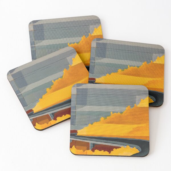 Item preview, Viaduct, Blue Ridge Parkway Color Block Painting designed and sold by Turning Tree Workshop.