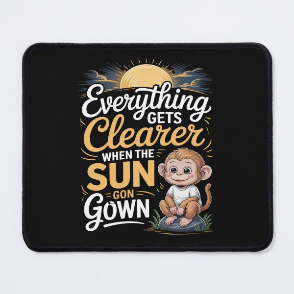 Item preview, Everything Gets Clearer When The Sun Goes Down Bush Baby designed and sold by GaryBellcvbnb.