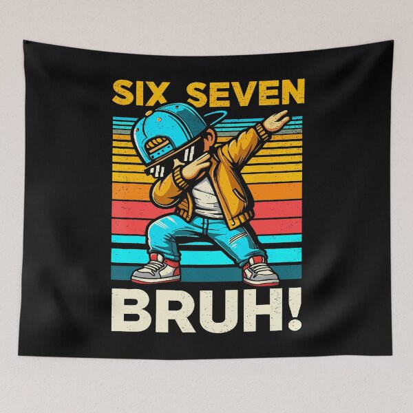 Item preview, 67 Meme 6 7 Numbers Dabbing Six Seven Bruh Funny Boys designed and sold by desuyomoskov7.