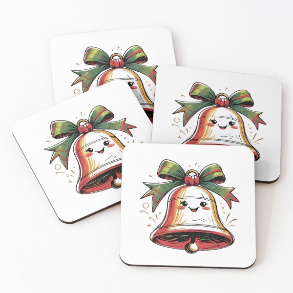 Item preview, Hand-Drawn Christmas Bell Sticker with Festive Sketch Style designed and sold by BankMano.
