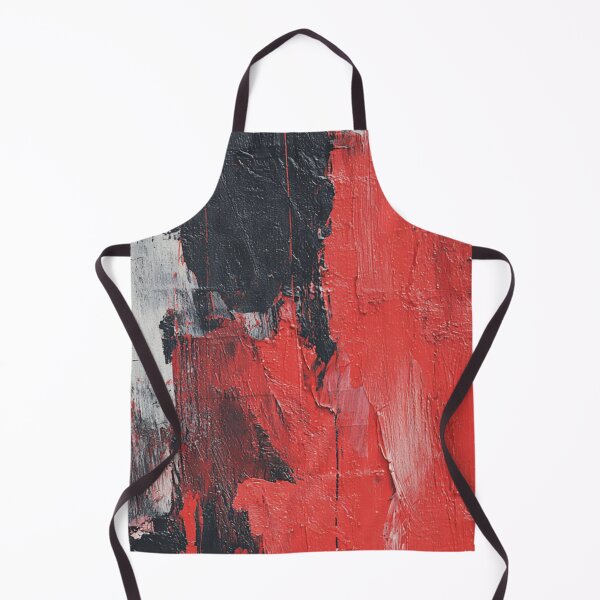 Item preview, Red Abstract Graffiti on Black Brick Wall designed and sold by Sketch-Shack.