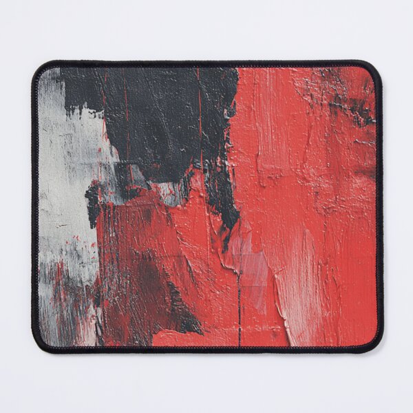 Item preview, Red Abstract Graffiti on Black Brick Wall designed and sold by Sketch-Shack.