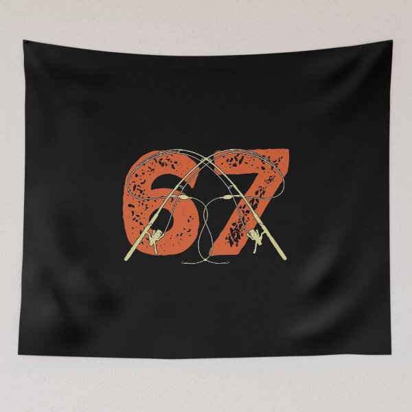 Item preview, Vintage 67 6 7 Fishing Rod T-Shirt Design designed and sold by LashondaGreen89.