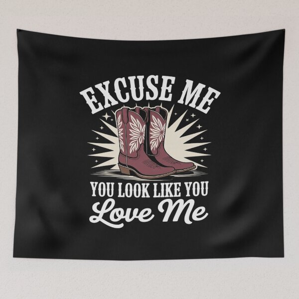 Item preview, Excuse Me You Look Like You Love Me Cowboy Shoes designed and sold by GaryBellcvbnb.