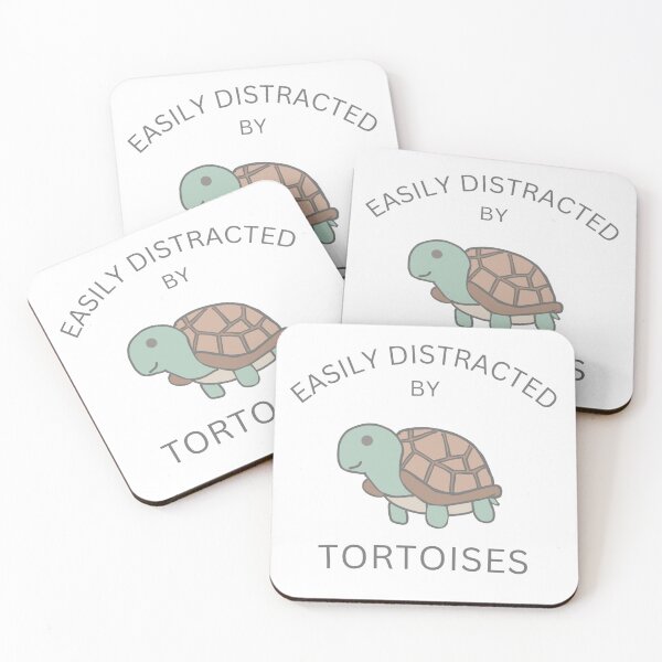 Item preview, Easily distracted by tortoises designed and sold by TaraPen.