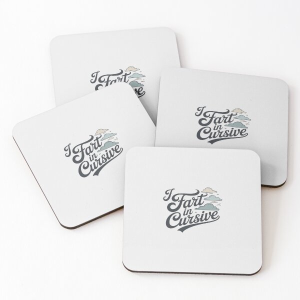 Item preview, I Fart in Cursive – Funny Elegant Flatulence designed and sold by skanderio.