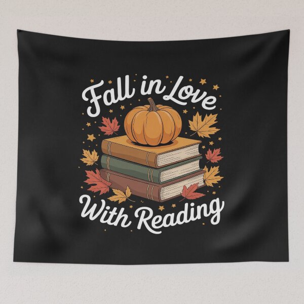 Item preview, Fall In Love With Reading Fall Season And Books Lover designed and sold by GaryBellcvbnb.