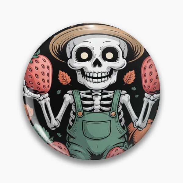 Item preview, Fall Vibes Haunted Strawberry Festival, Summerween Skeleton designed and sold by GaryBellcvbnb.