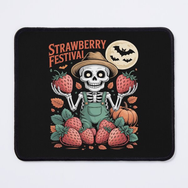 Item preview, Fall Vibes Haunted Strawberry Festival, Summerween Skeleton designed and sold by GaryBellcvbnb.