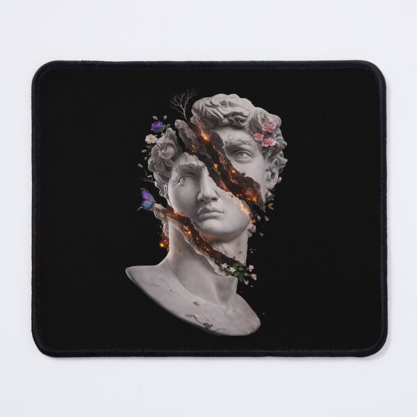 Item preview, Fractured Marble Soul – Surreal Animated Classical Sculpture Art designed and sold by COSAIRe.