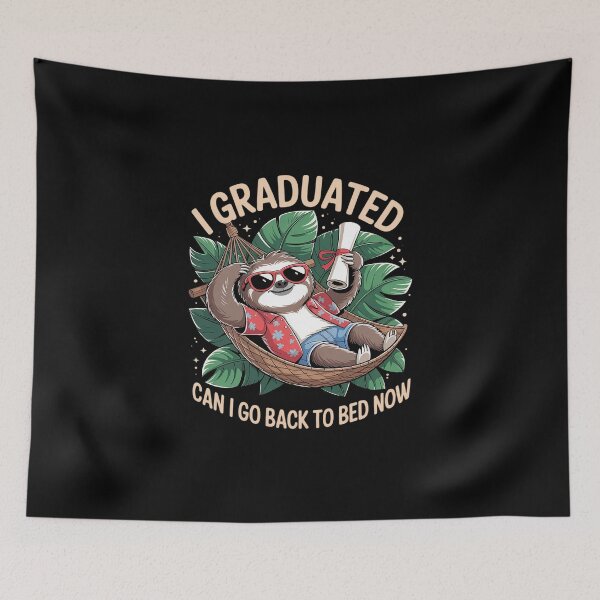Item preview, I Graduated Can I Go Back To Bed Now designed and sold by imsamaharem.