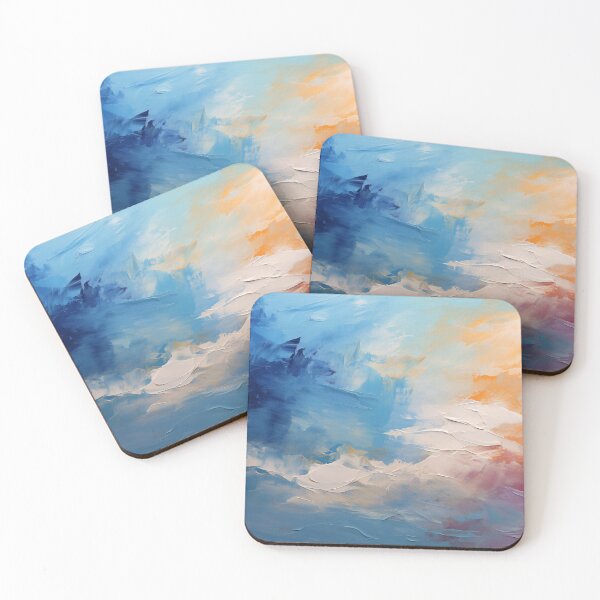 Item preview, Blue Sky, White Clouds, And Sunlight Abstract Art designed and sold by DEC02.