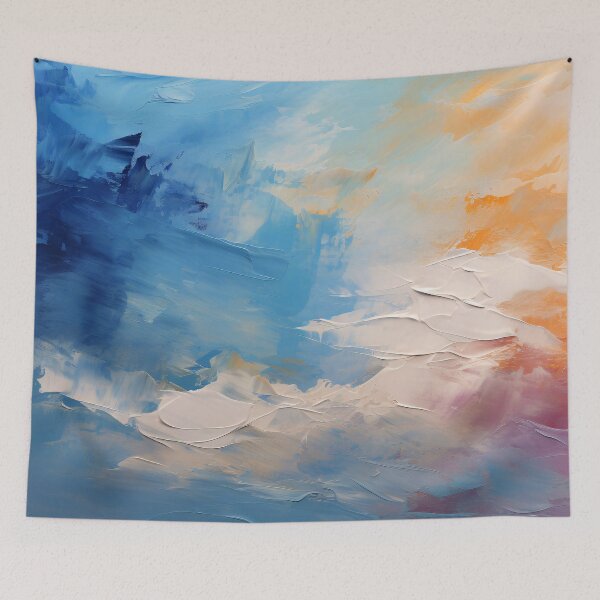 Item preview, Blue Sky, White Clouds, And Sunlight Abstract Art designed and sold by DEC02.