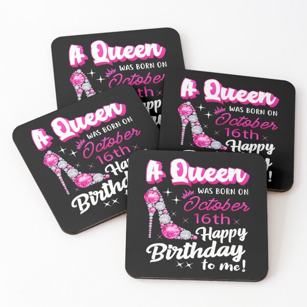 Item preview, Queen Was Born On October 16Th Happy Birthday To Me Oct 16 designed and sold by cordfried3h.