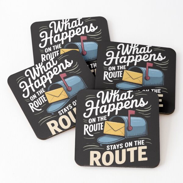 Item preview, What Happens On The Route - Mailman Postman Mail Carrier designed and sold by HudsonErik.